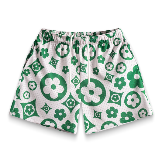 Bravest Studio Cream Flower Shorts