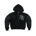 Mixed Emotions Pearl Zip Up Hoodie