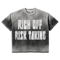 Prestige Rich Off Risk Taking Black Tee