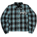 Prestige Blue/Black Rhinestone Flannel