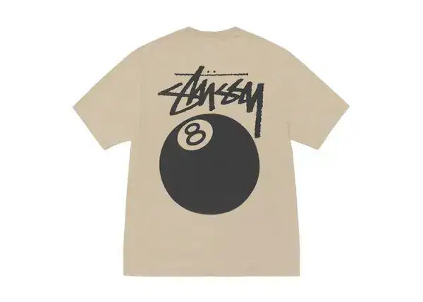 Stussy 8 Ball Pigmented Dyed Tee Brown