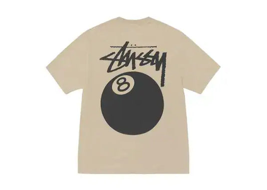 Stussy 8 Ball Pigmented Dyed Tee Brown