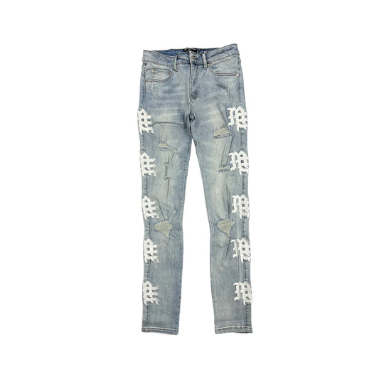 Mixed Emotions Sea Monogram Denim Jeans