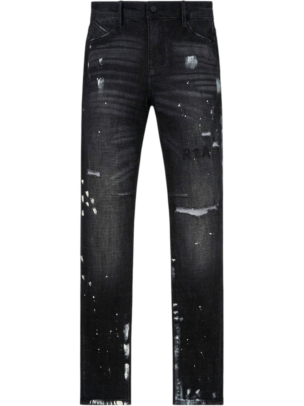 RTA Distressed Clayton Charcoal Black Jeans
