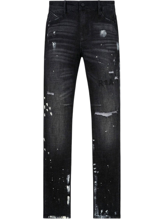 RTA Distressed Clayton Charcoal Black Jeans