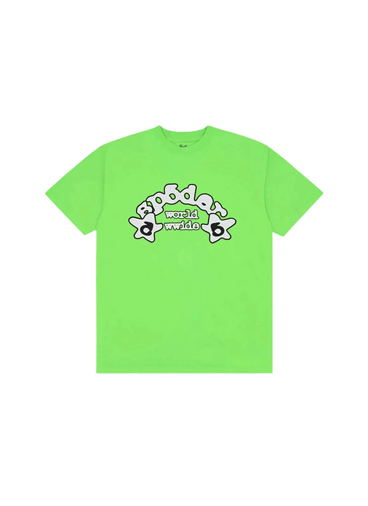 Sp5der Worldwide Tee Slime Green