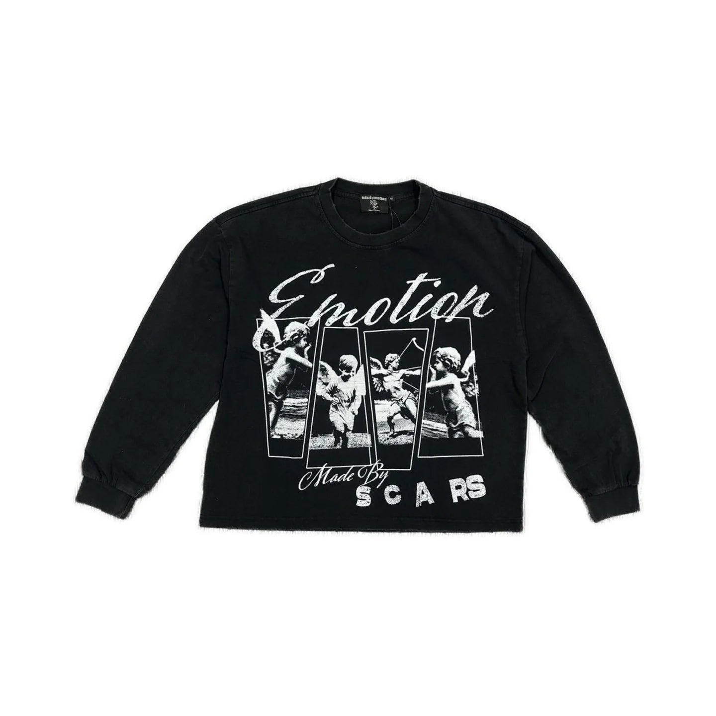 Mixed Emotions Black Playground Rhinestone Longsleeve