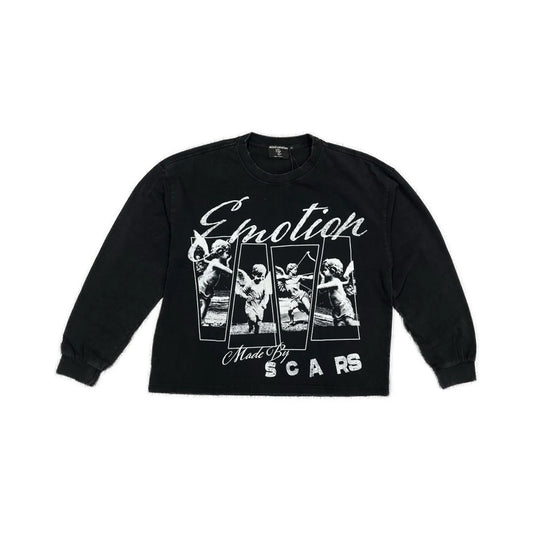 Mixed Emotions Black Playground Rhinestone Longsleeve