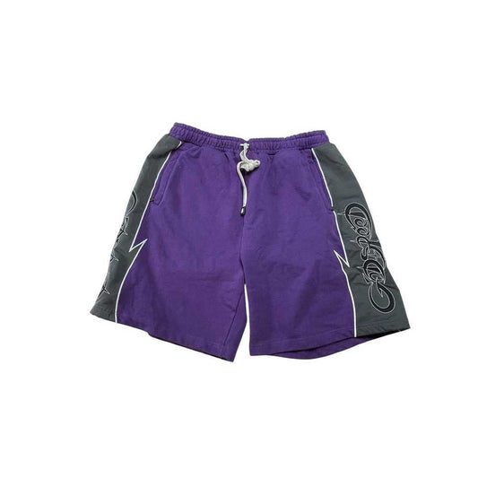 Godspeed Purple Graphite Halftime Sweatshorts