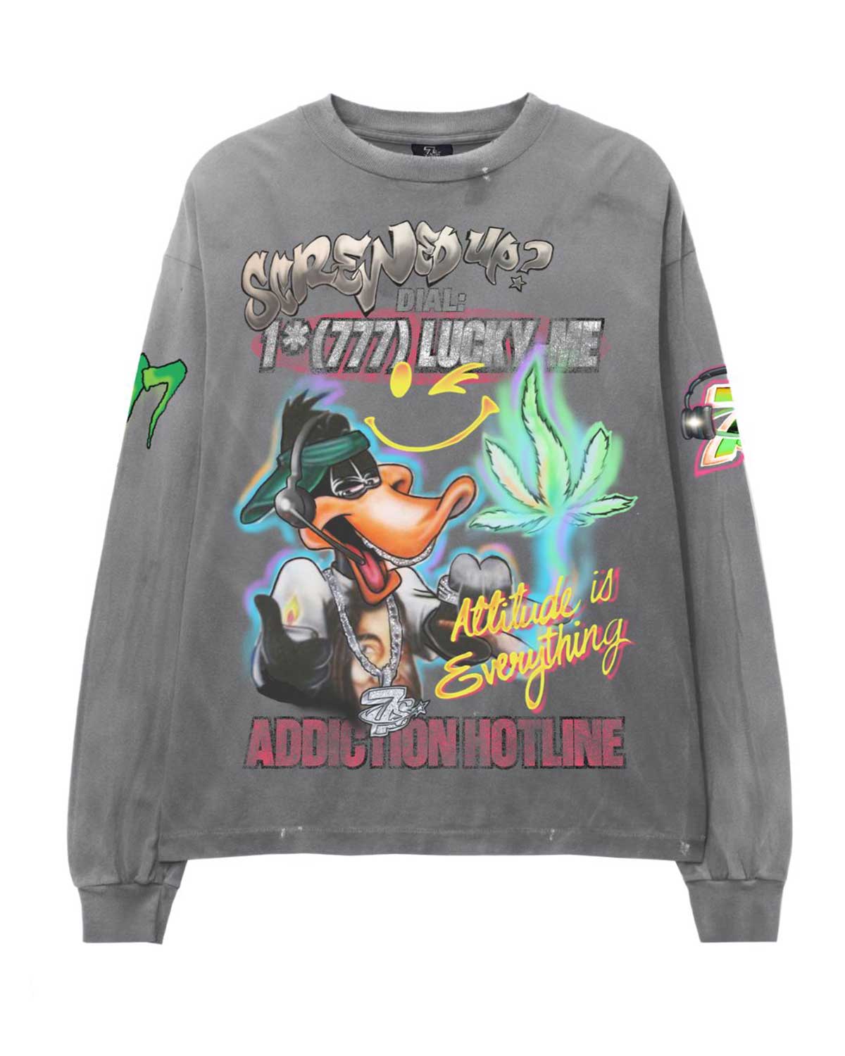 Triple 7’s Graffiti Duck Longsleeve Tee