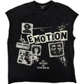 Mixed Emotions Newspaper Sleeveless Tee