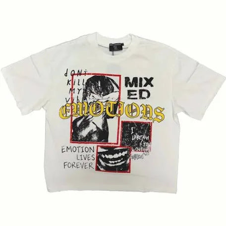 Mixed Emotions Forever Tee White