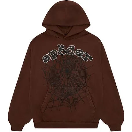 Sp5der OG Web Hoodie Brown (Complex Con Exclusive)