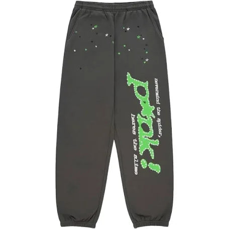 Sp5der Wait Grey Punk V2 Sweatpants