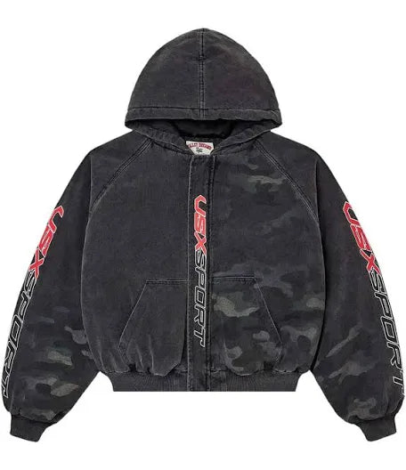 Vale VSX Camo Bomber Jacket Black/Camo