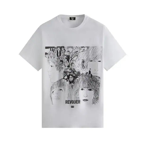 Kith Beatles Revolver Vintage Tee White