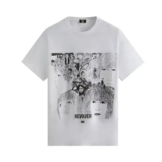 Kith Beatles Revolver Vintage Tee White