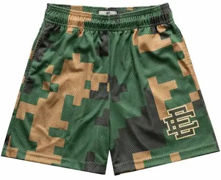 Eric Emanuel EE Basic Short Mesh Digital Camo Green