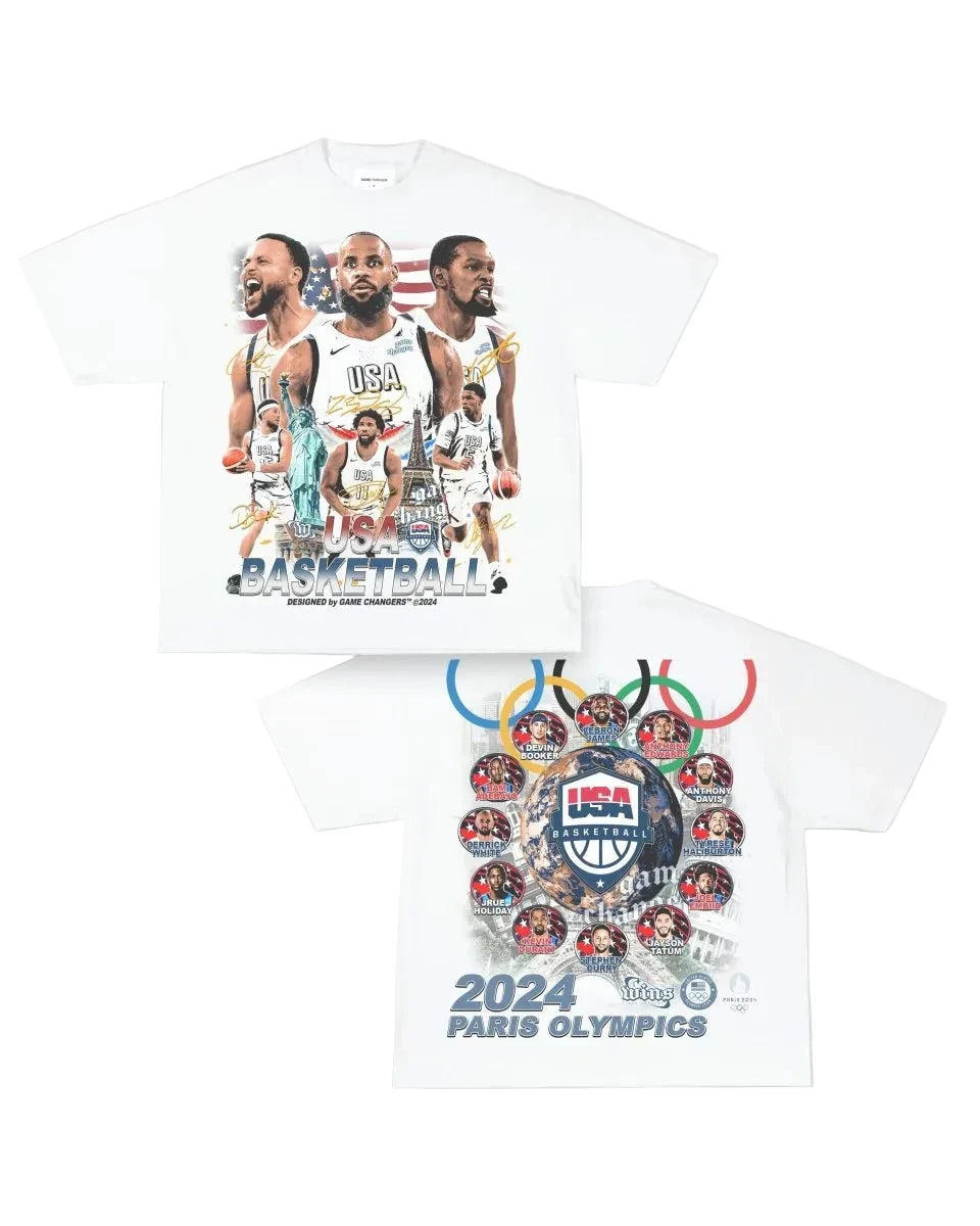 Game Changer 2024 USA Team V2 Tee White