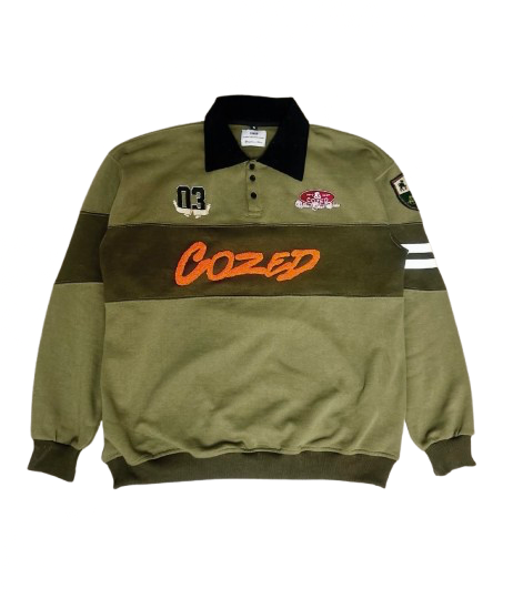 Cozy Rugby Derby Polo “Olive”