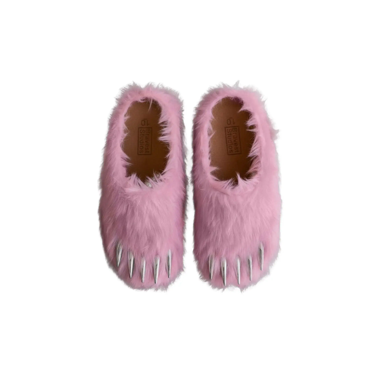 Bravest Pink Bear Claw Mules