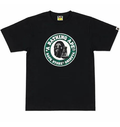 BAPE Shibuya Camo 10th Anniversary Busy Works Tee Black