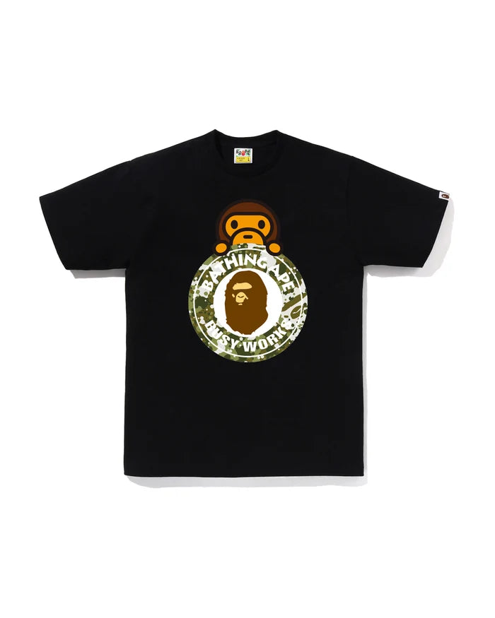 BAPE Splash Camo Milo On Busy
Works Tee
