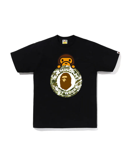 BAPE Splash Camo Milo On Busy
Works Tee