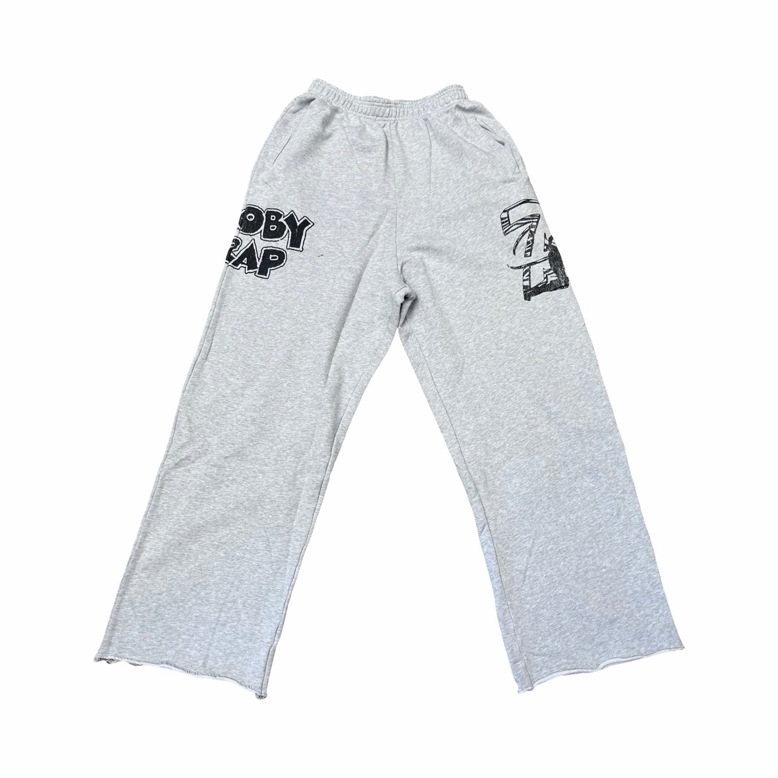 Triple 7’s Trap Logo Sweatpants Grey